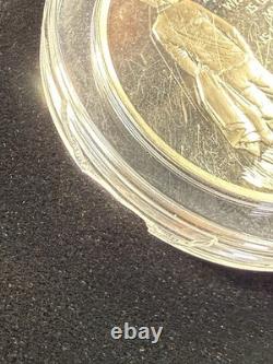 1973 John F. Kennedy Sterling Silver Memorial Medal Franklin Mint Item #382