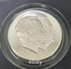 1973 Large Sterling Silver Nixon Agnew Inauguration Medal by Franklin Mint 198g