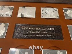 1973 Normal Rockwell Fondest Memories Sterling Silver. 925 Bar Set- Mint Cond