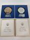 1973 Proof Inaugural Medals Sterling Silver And Bronze Franklin Mint