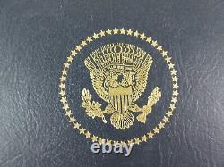 1973 Richard Nixon Agnew Official Inaugural Sterling Silver 7 7/8 Plate
