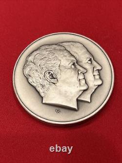 1973 Richard Nixon Spiro Agnew Inaugural Medal Sterling Silver 925 Franklin Mint