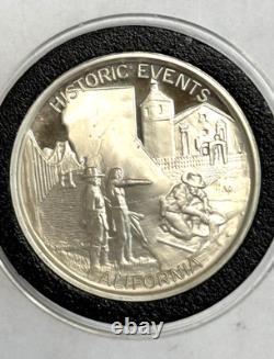1973 Silver Official California American Revolution Commemorative State Medal #1