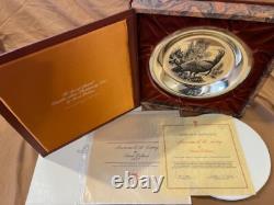 1973 Solid Sterling Silver- Limited Edition- Franklin Mint American Wild Turkey