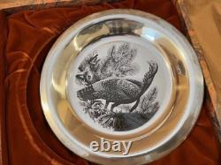 1973 Solid Sterling Silver- Limited Edition- Franklin Mint American Wild Turkey