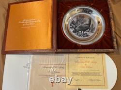 1973 Solid Sterling Silver- Limited Edition- Franklin Mint American Wild Turkey