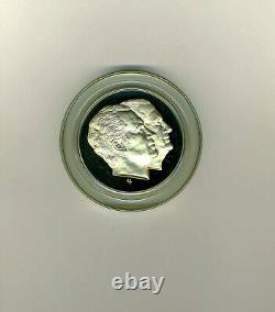 1973 Sterling Silver Nixon Agnew Inauguration Medal Franklin Mint ASW 5.87 oz
