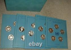 1973 United Nations 25th Anniversary Commemorative Proof Set Sterling Silver