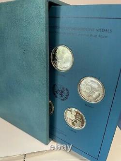 1973 United Nations Issue #1 Commemorative Proof Set Sterling Silver