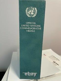 1973 United Nations Issue #1 Commemorative Proof Set Sterling Silver