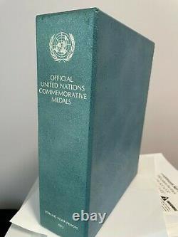 1973 United Nations Issue #1 Commemorative Proof Set Sterling Silver