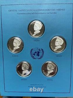 1973 United Nations Issue #1 Commemorative Proof Set Sterling Silver