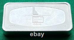 1973 Vintage Sterling Silver First National Bank, ID Art Bar