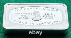 1973 Vintage Sterling Silver First National Bank, ID Art Bar