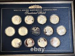 1973 White House Historical Assoc 37 Sterling Silver Presidential Medals Set