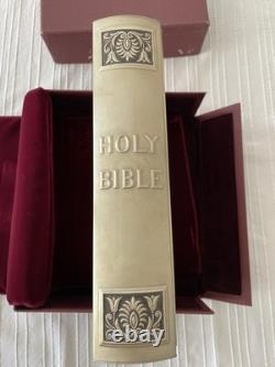 1974/1975 Franklin Mint Family Bible 12oz Sterling Silver King James Version