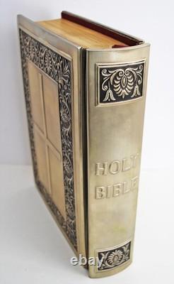1974/1975 Franklin Mint Family Bible 12oz Sterling Silver King James Version