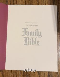 1974/1975 Franklin Mint Family Bible 12oz Sterling Silver King James Version
