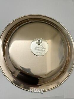 1974 3rd Annual Franklin Mint Thanksgiving Solid Silver Plate by Steven Dohanos