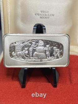 1974 Christmas Solid Sterling Silver Ingot