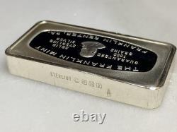 1974 Christmas Solid Sterling Silver Ingot