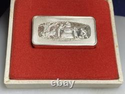1974 Christmas Solid Sterling Silver Ingot