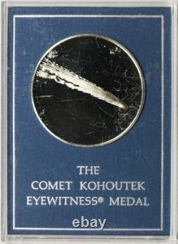 1974 Comet Kohoutek Eyewitness Medal Franklin Mint Sterling Silver 37.8g