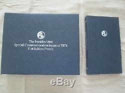 1974 FRANKLIN MINT STERLING SILVER PROOFS-SPECIAL COMMEMORATIVE ISSUES Set of 36