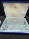 1974 Franklin Mint Coinage Of Belize Proof Set Sterling Silver Set 8 Coins