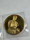 1974 Franklin Mint Gold Plated Silver Medal Charioteer Asw 1.97 Oz