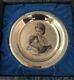 1974 Franklin Mint Mother & Child Irene Spencer Mothers Day 8 Plate 925 Silver