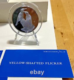 1974 Franklin Mint Roberts Birds Set #36-#40 Sterling Silver Medal Proof