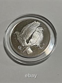 1974 Franklin Mint Roberts Birds Set #36-#40 Sterling Silver Medal Proof