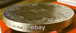 1974 Franklin Mint Sterling Silver Annual Calendar/Art Medal 295 Grams