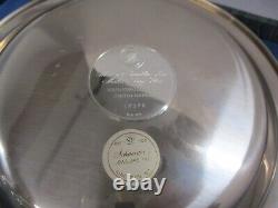 1974 Franklin Mint Sterling Silver Mothers Day Plate by Irene Spencer