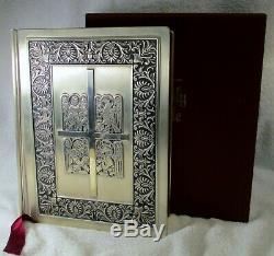 1974 MINT UNUSED Sterling Silver Franklin Mint Family Bible King James Version