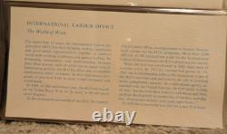 1974 UN Medallic First Day Covers, 5 Sterling Silver Medals, Franklin Mint COA