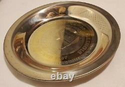 1974 University of Illinois plate sterling silver and 24kt gold Franklin Mint