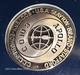 1975 0.964 Oz Silver Apollo Space Mission Art Bar/round + Stamps + Letter