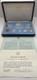 1975 Coinage Of Belize Solid Sterling Silver Proof Set Franklin Mint