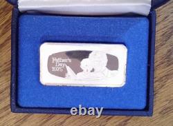 1975 Franklin Mint. 925 Sterling 1000 grains Ingot Father's Day