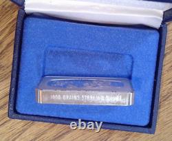 1975 Franklin Mint. 925 Sterling 1000 grains Ingot Father's Day