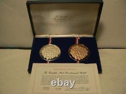 1975, Franklin Mint, Bicentennial Medals #13649, Sterling & Copper Medals 2000 G