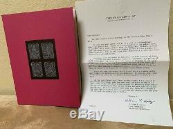 1975 Franklin Mint Family Bible Sterling Silver Cover King James WITH BOX