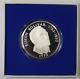 1975 Panama 20 Balboas Proof. 925 Sterling Silver Franklin Mint With Coa & Box