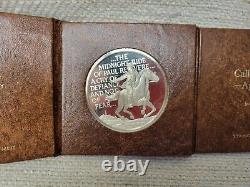 1975 Proof Paiul Revere's Ride Sterling Proof Round 3.5oz Franklin Mint 240323