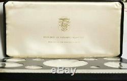 1975 Republic of Panama Franklin Mint 9 Coin Proof Set Sterling Silver