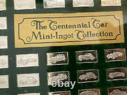 1975 Silver 925 Mini Ingot CENTENNIAL CAR COLLECTION by the Franklin Mint