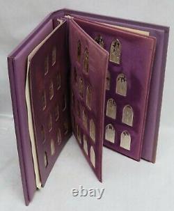 1975 Sterling Silver Books Of The Bible 39 Sculptured Tablet Complete Proof Set