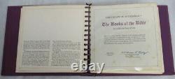 1975 Sterling Silver Books Of The Bible 39 Sculptured Tablet Complete Proof Set